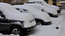 Железо под снегом: новосибирцы массово побросали машины из-за морозов