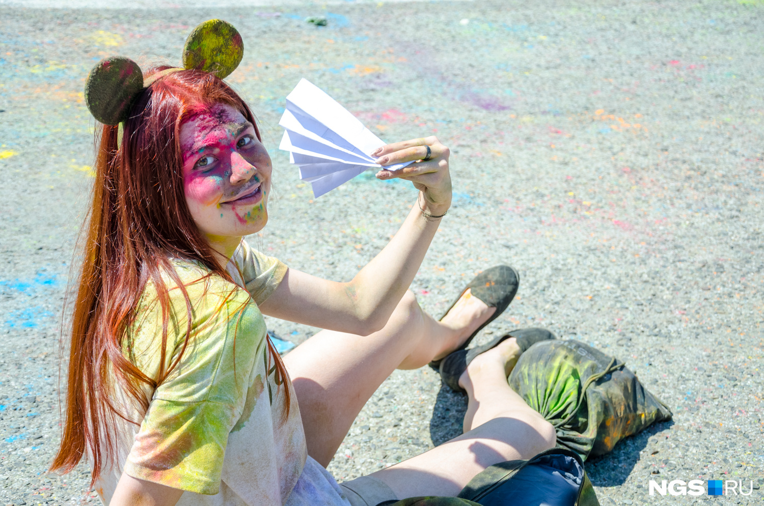 Фестиваль красок в 2017 году прошёл в тридцатиградусную жару