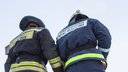 В Самаре 26 пожарных потушили огонь в заброшенном здании в промзоне