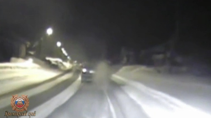 Видео: в Енисейске инспекторы устроили погоню за пьяным водителем