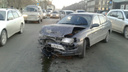 Неудачно развернулся: «Тойота» попала в аварию со встречной машиной около областной ГИБДД