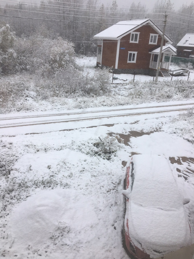 Серьезное количество снега выпало в одном из районов Перми