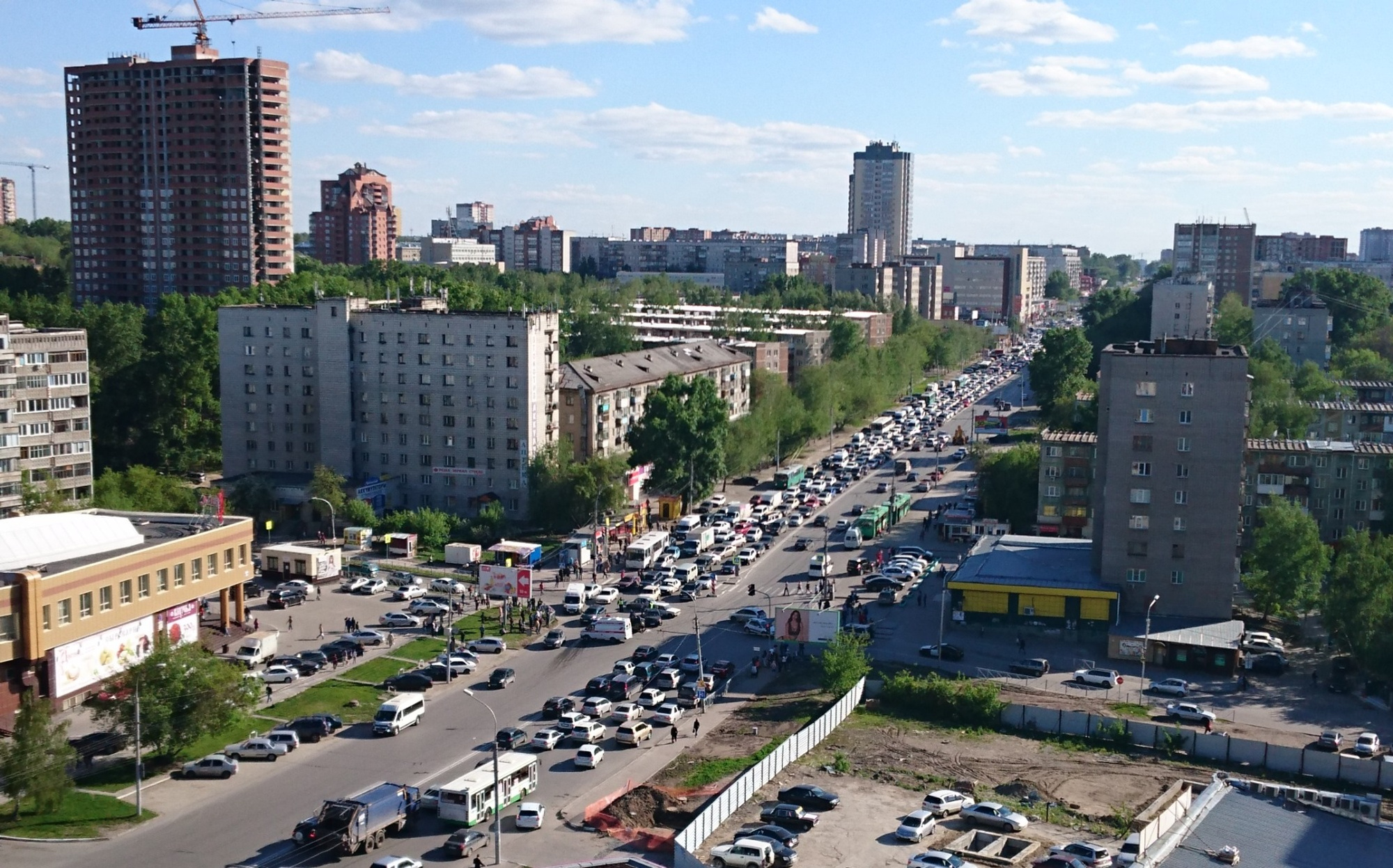 Перекрёсток после ДТП