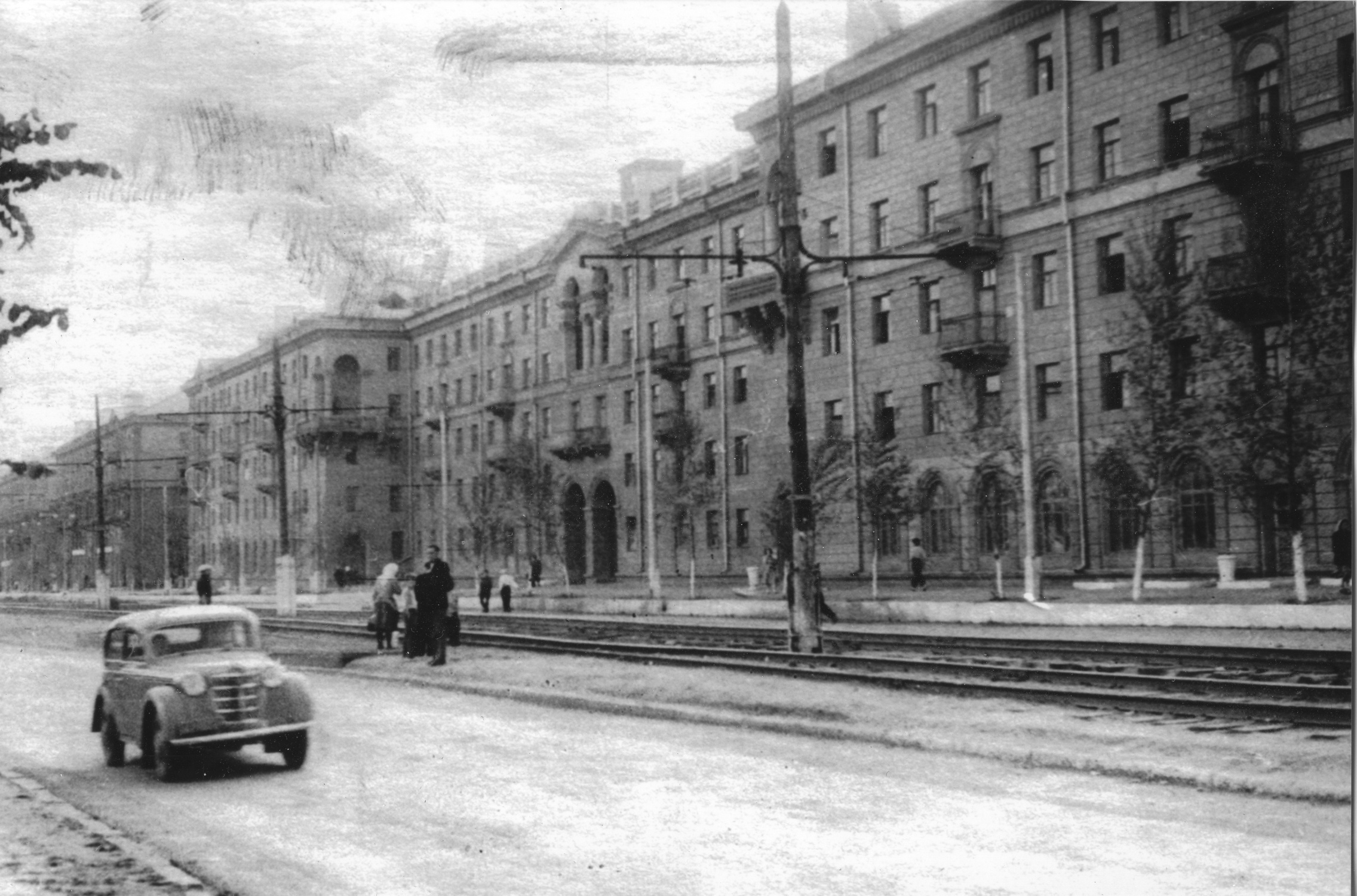 Долгое время трамвай на проспекте Дзержинского был основным общественным транспортом