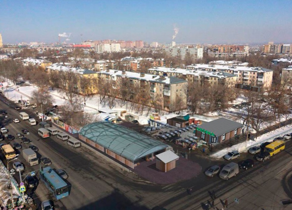 Так рынок будущего видит владелец. Интересно, а сделают для пешеходов тротуар пошире? Так рынок будущего видит владелец. Интересно, а сделают для пешеходов тротуар пошире?