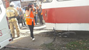 Ехал в наушниках: в Самаре трамвай сбил велосипедиста