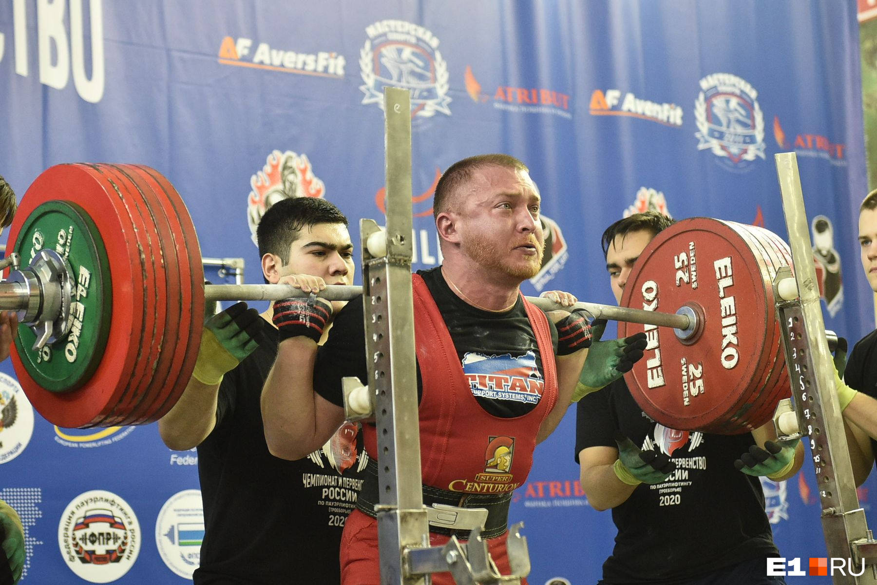 Чемпион России по пауэрлифтингу Александр