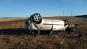 Водитель и пассажир погибли на трассе в Башкирии: оба автомобиля улетели в кювет