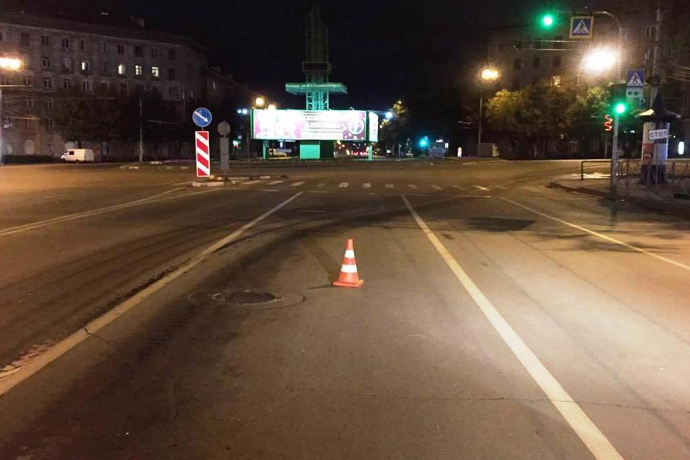 Место аварии на улице Станиславского