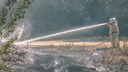 200 кв. метров огня: на Южном шоссе дотла сгорел пивной киоск