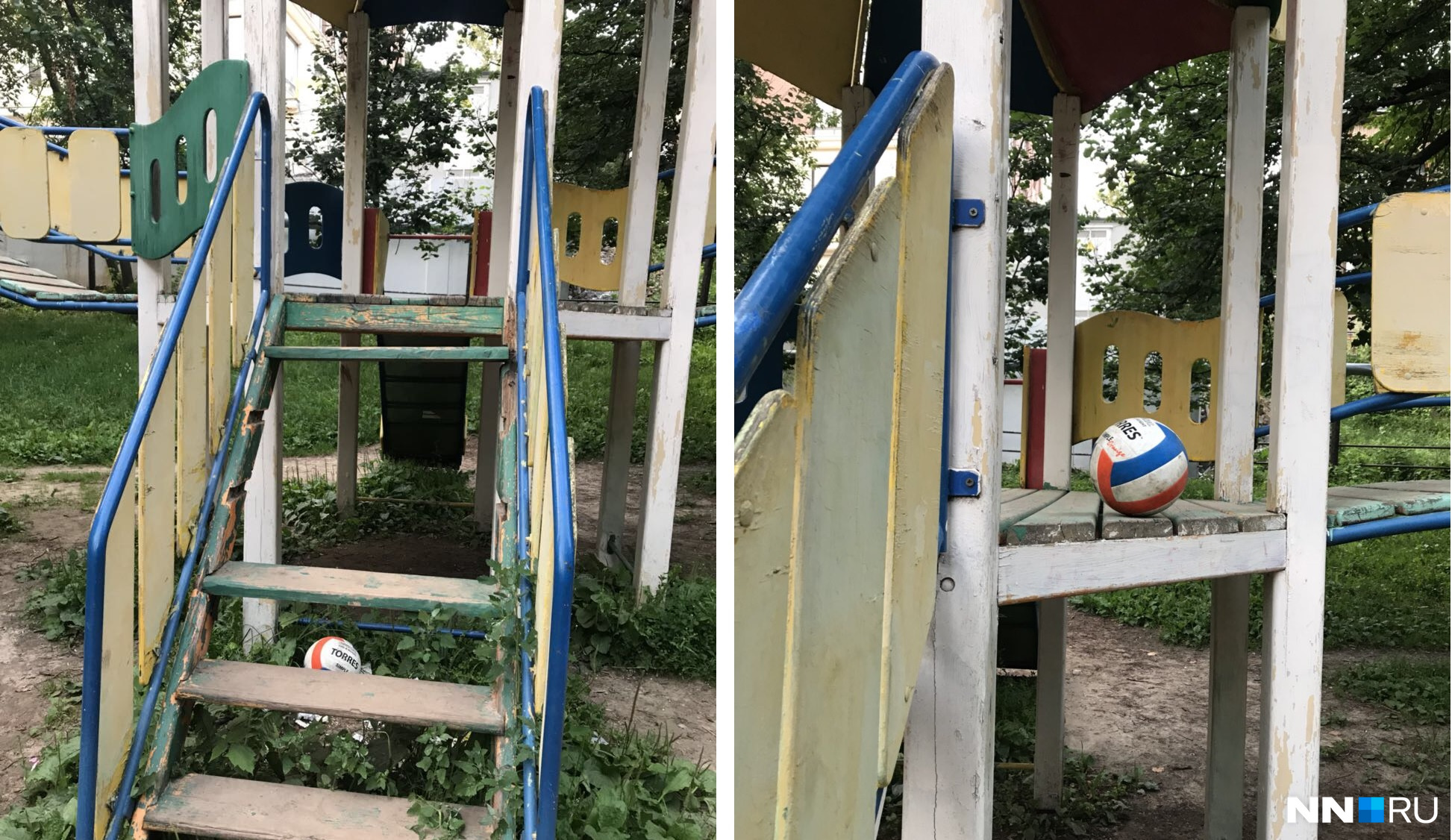 Ступени потерялись, а ограждение так и не сделали Ступени потерялись, а ограждение так и не сделали