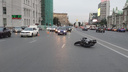 В ГИБДД рассказали о травмах мотоциклиста, пострадавшего в ДТП с «Тойотой» на площади Ленина