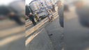 «Байк отбросило на тротуар»: в Самаре на Гагарина мотоциклист столкнулся с «Тойотой»