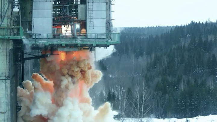 В Перми испытали двигатель РД-276, который отправит ракету в космос