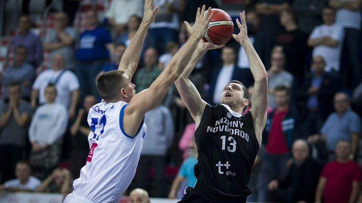 «Нижний Новгород» одержал первую победу в баскетбольной Лиге чемпионов