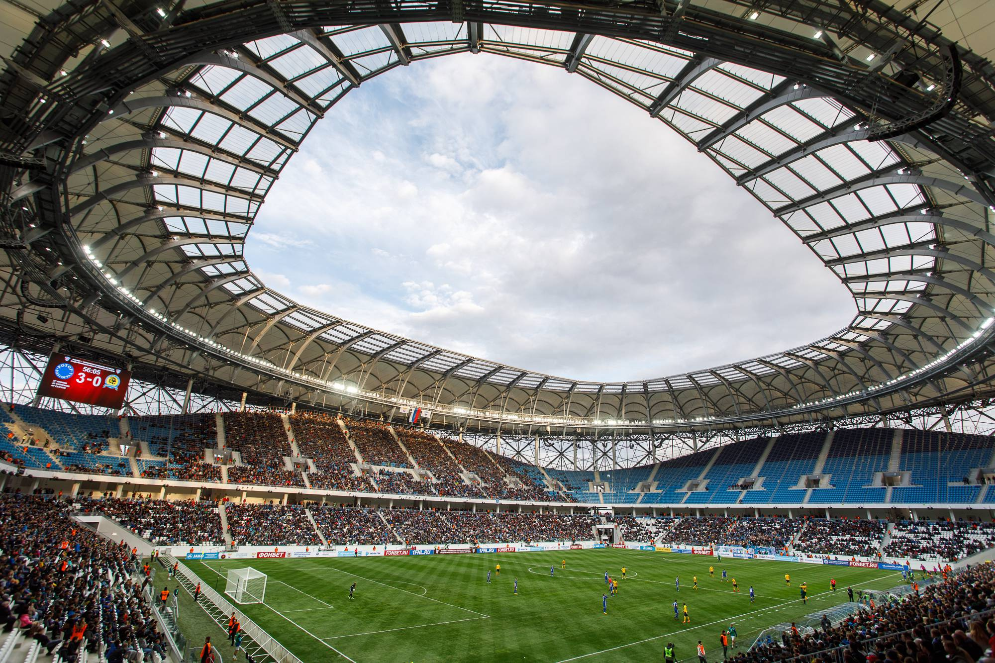 Все российские стадионы, готовые принять матчи мундиаля – крытые