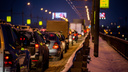 Под полночь сильные пробки сковали движение на дорогах Новосибирска