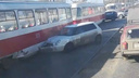 «Китаец» протаранил трамвай на Заводском шоссе