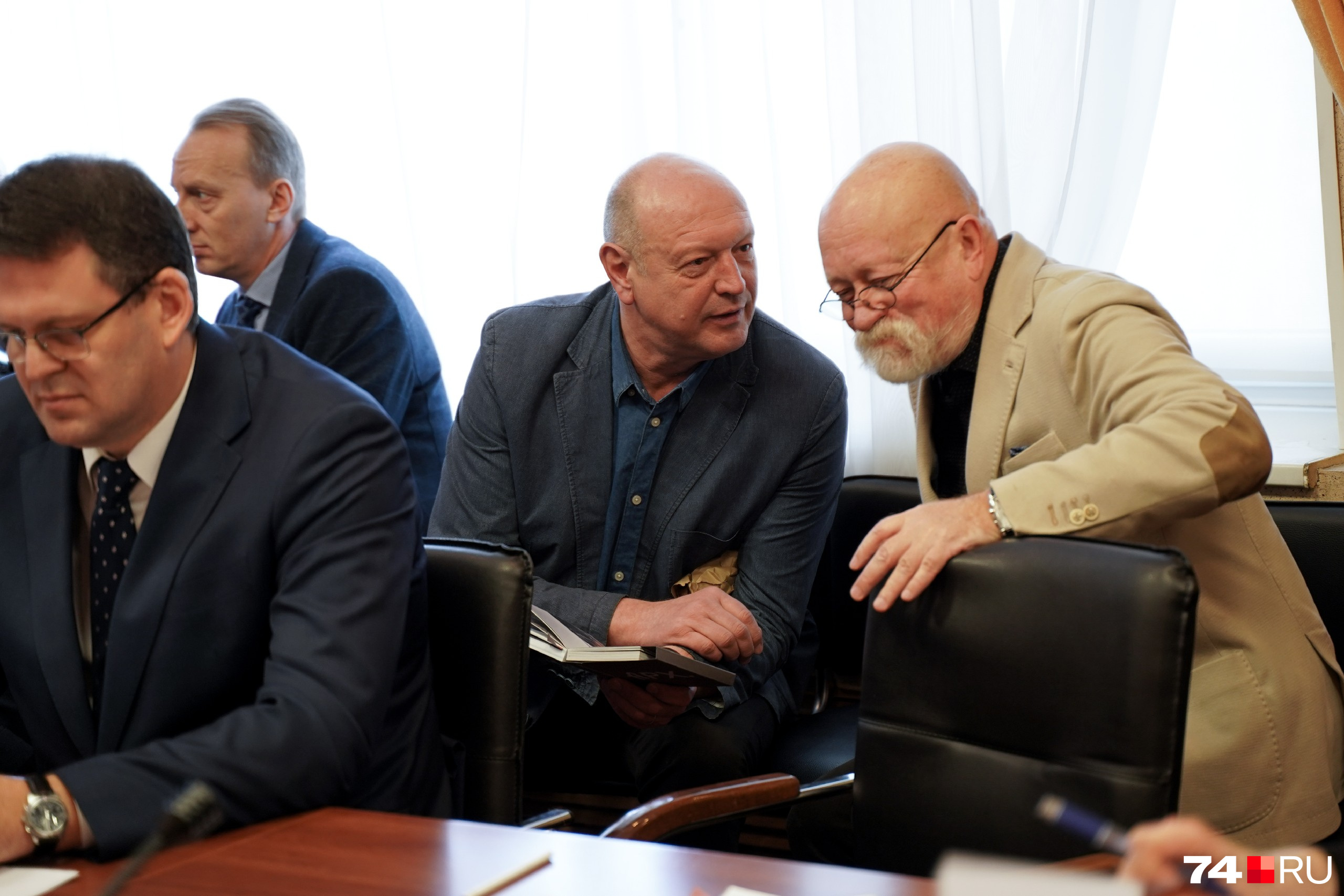Президент Союза архитекторов России Николай Шумаков и действующий главный архитектор Челябинска Николай Ющенко