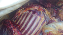 150 кило мяса задержали в Зауралье по дороге на прилавок