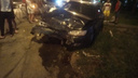 В Кировском районе столкнулись две «Тойоты» — одна из них лишилась колеса