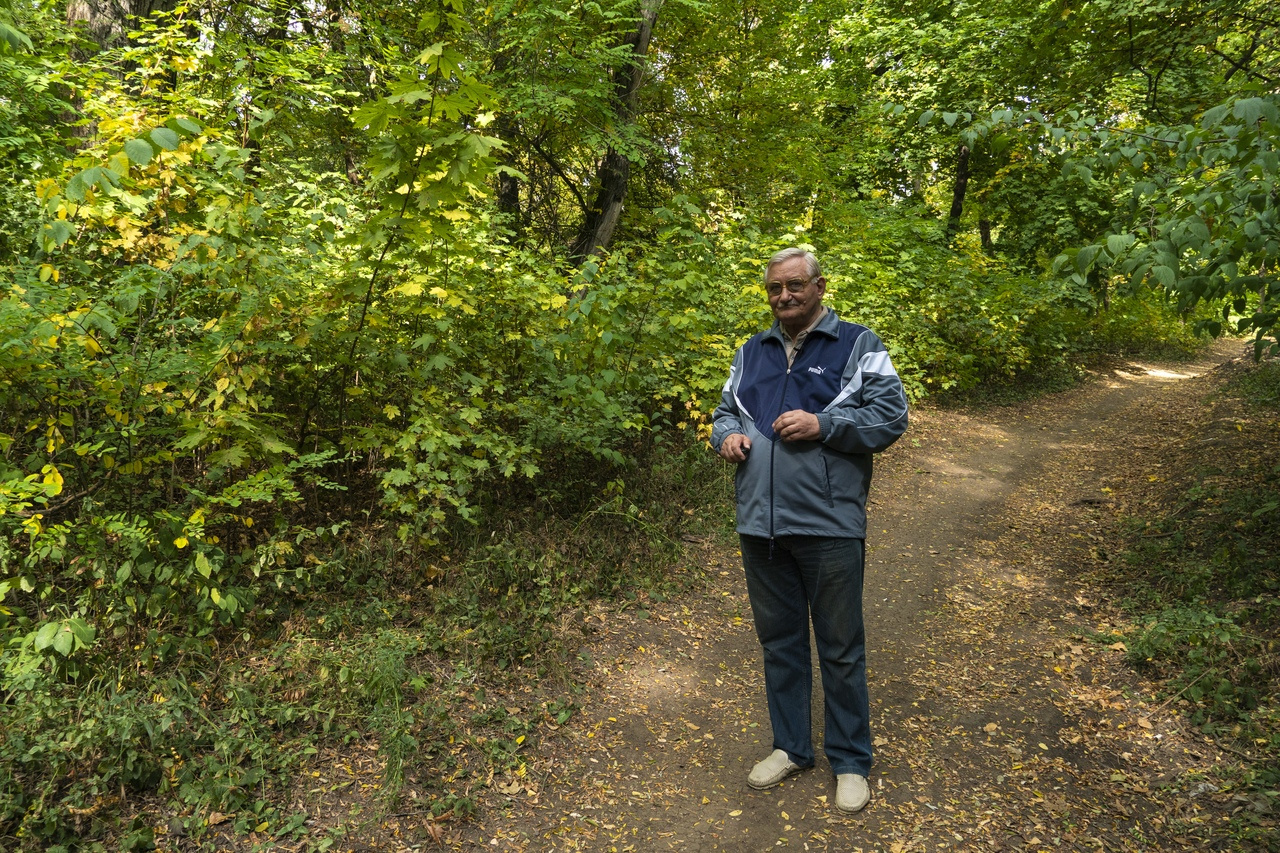 Анатолий Евсеев в ростовском парке Авиаторов — на месте одного из убийств 