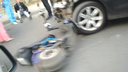 «Электросамокат — посреди дороги, человек на обочине»: на Киевской мужчина попал под колёса «Ауди»