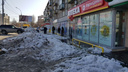 «Новосибирск — город комфортный»: пенсионерки перелезли через перила на затопленной улице