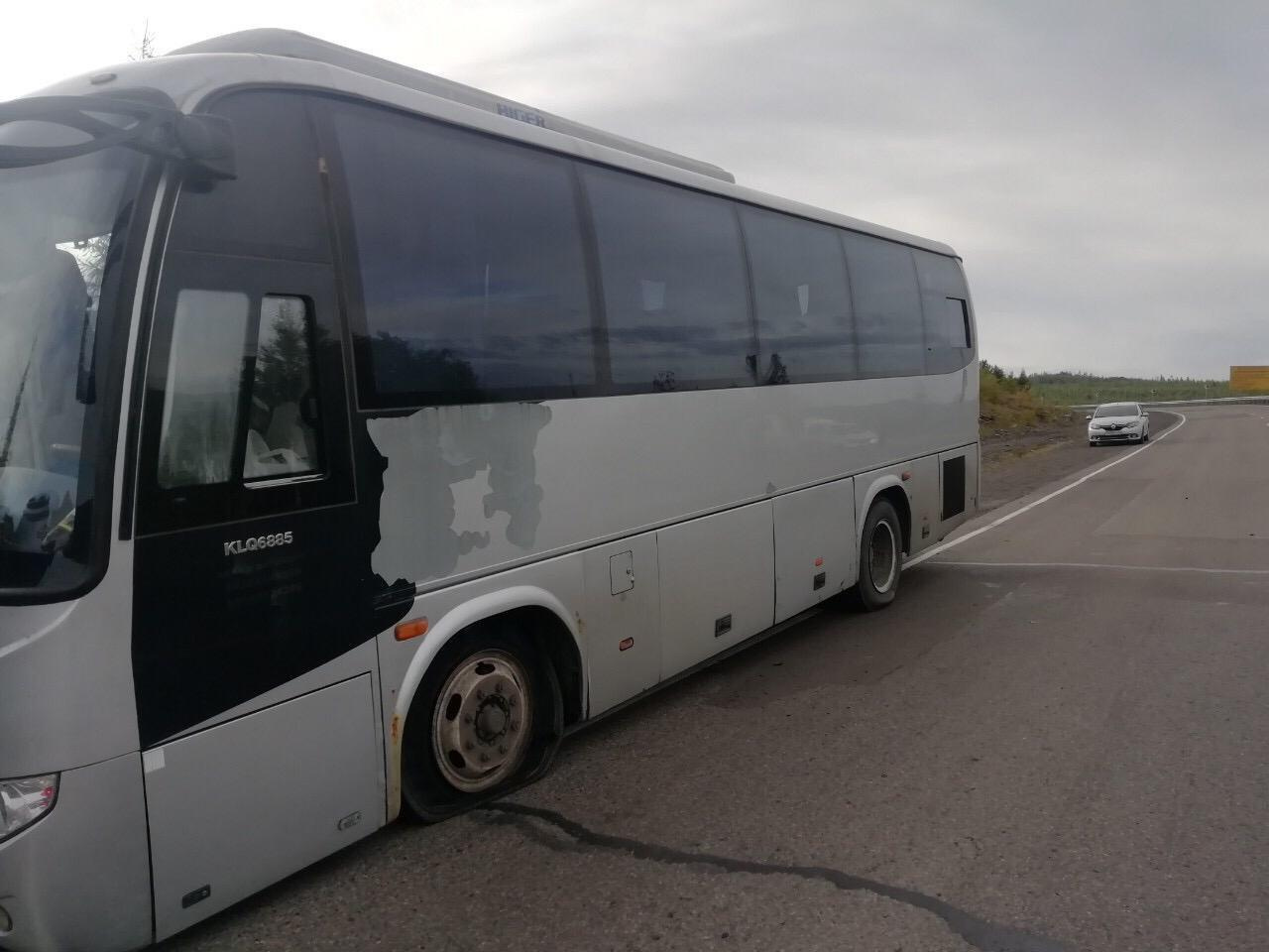 Автобус, на который напали Автобус, на который напали