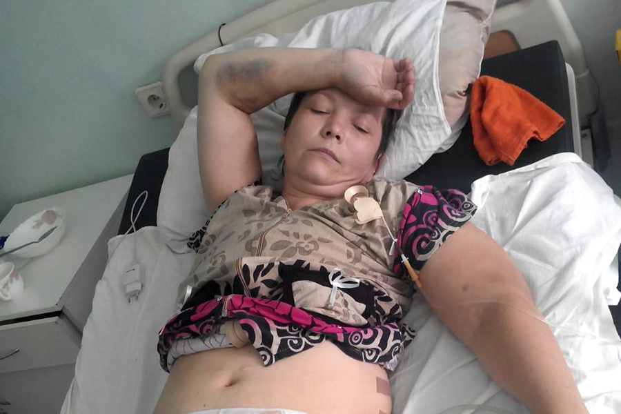 Оксана Бугояк после операции в Краснозёрской больнице оказалась в реанимации новосибирской облбольницы