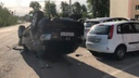 Появилось видео последствий ДТП с семью машинами в Волгаре