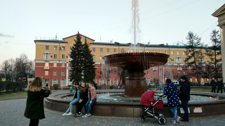 В Кемеровской области включились фонтаны