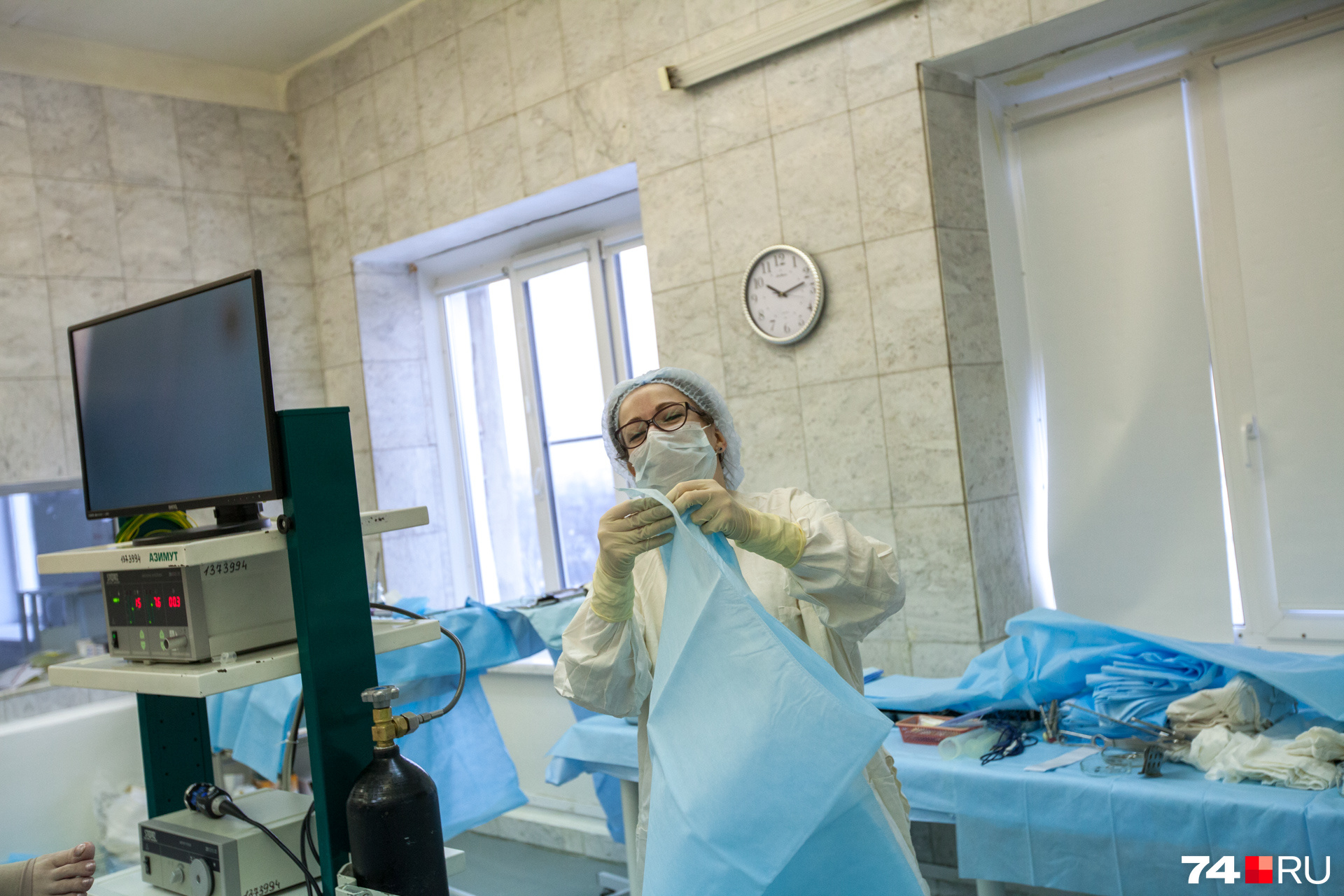 На седьмом этаже появятся шесть больших и один малый операционные залы<br> На седьмом этаже появятся шесть больших и один малый операционные залы<br>