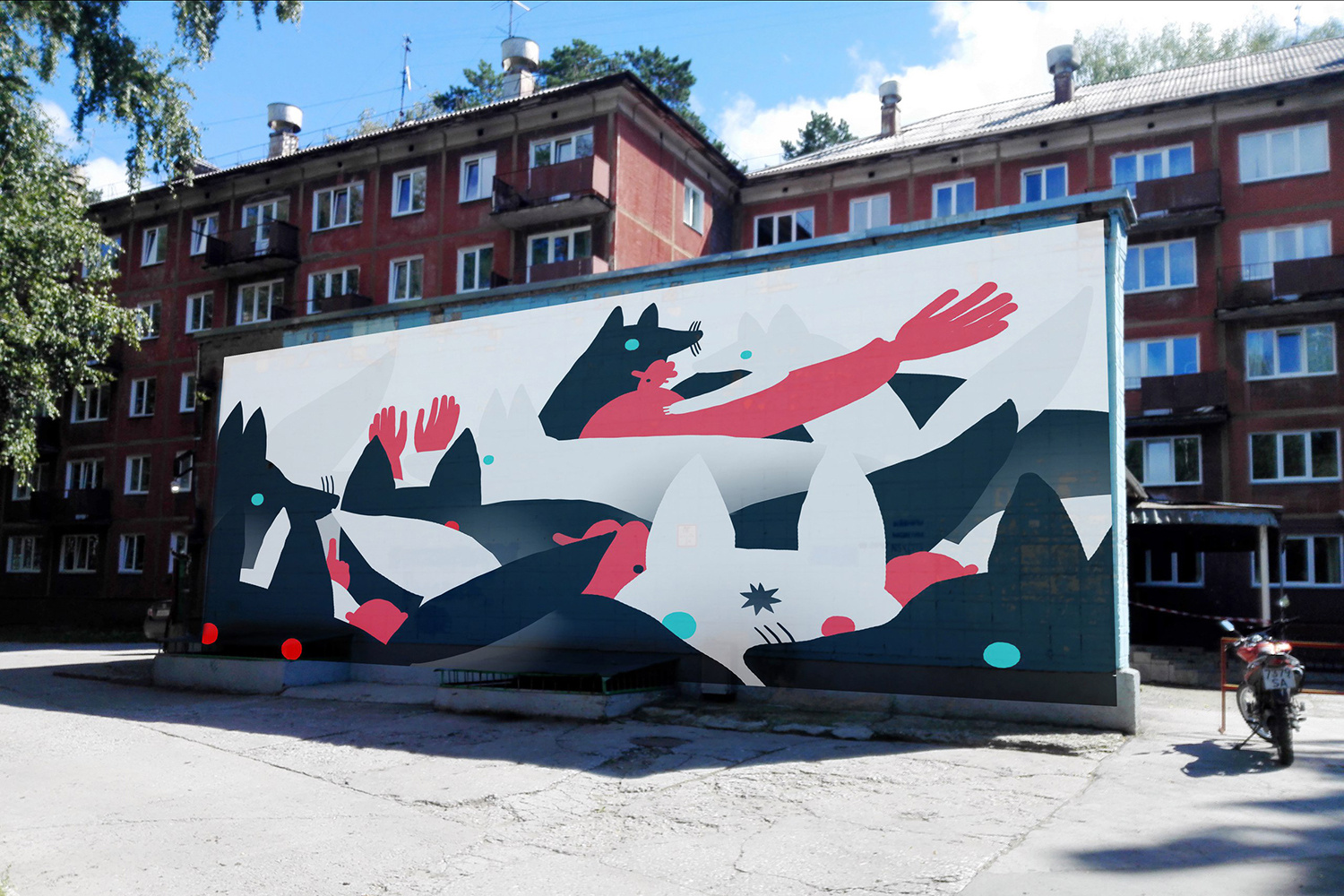 Так выглядит эскиз граффити, который Наталья Пастухова прислала на конкурс
