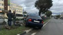 «Машина в заборе, следов на дороге нет»: в Ярославле на Московском проспекте произошло ДТП
