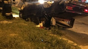 «Был пьян и весел»: лихач-водитель в Волгограде перевернулся на легковушке и остался цел