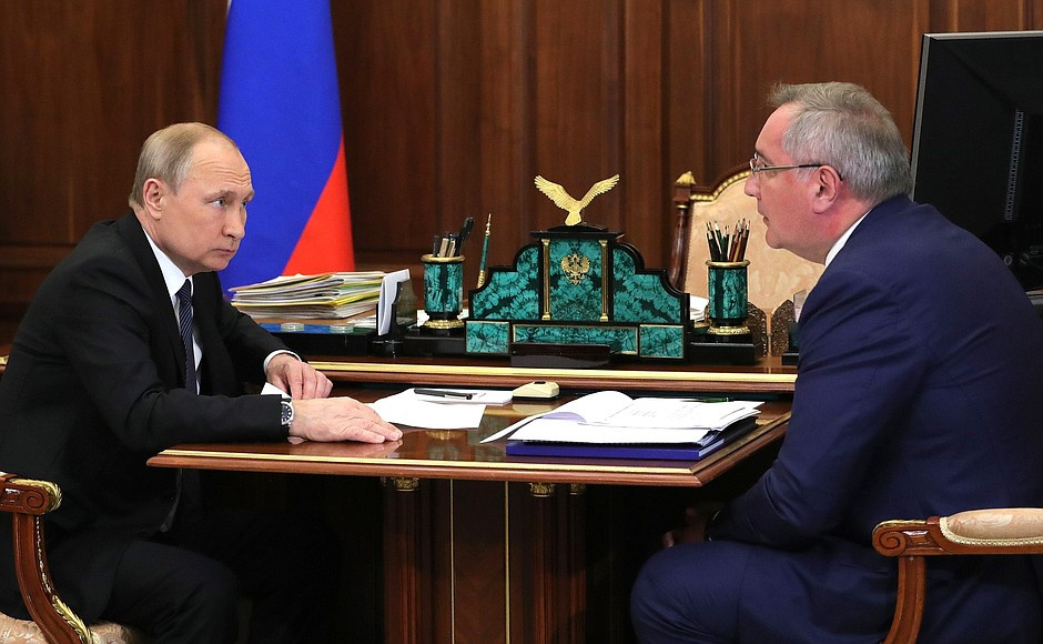 С президентом Дмитрий Рогозин также обсудил текущую деятельность корпорации