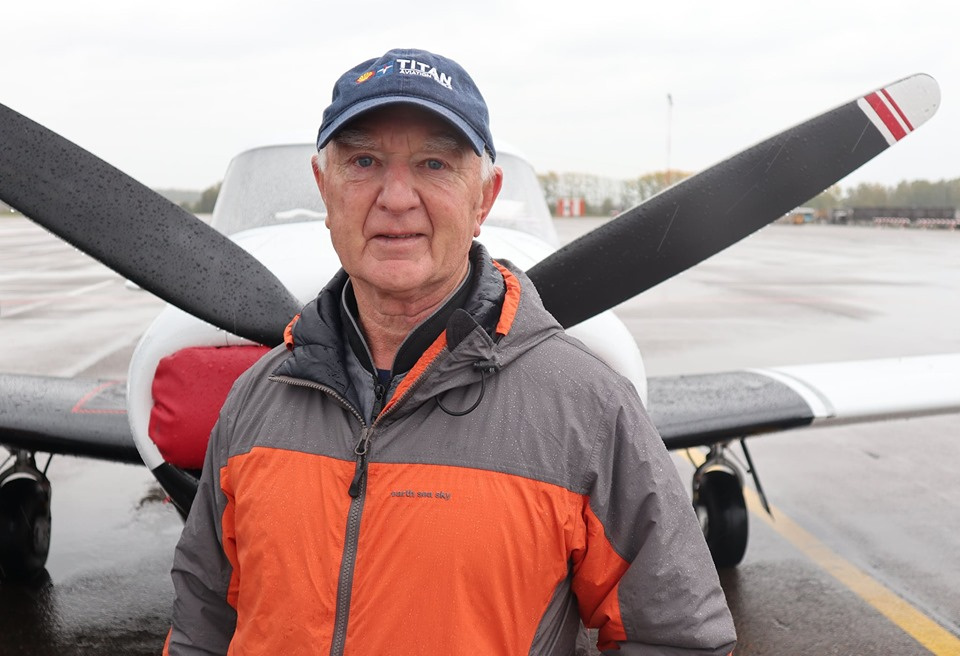 Летный стаж Барри — 50 лет 