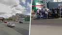Мотоциклист пострадал в ДТП с «Ладой» на Широкой: на место приехала скорая помощь