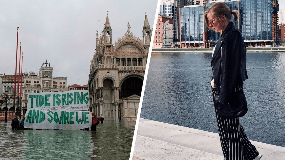 «На площади было озеро с волнами»: екатеринбурженка — о том, как пережила крупнейший потоп в Венеции