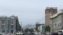 Над Красным проспектом поднялось облако дыма — его видят на площади Ленина