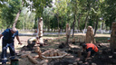 В парке «Дружба» отреставрировали деревянные скульптуры