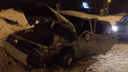 Водителя зажало в салоне: в Самарской области вдребезги разбились ВАЗ-2110 и иномарка