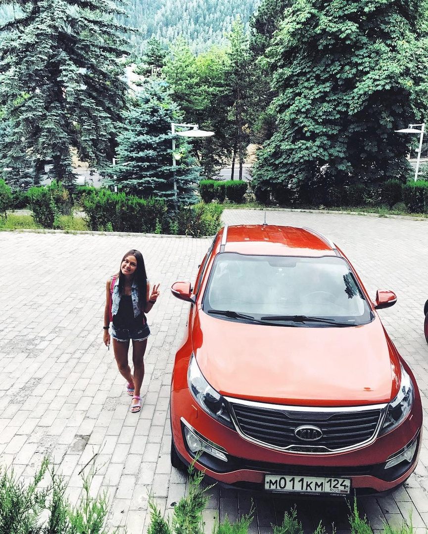 KIA Sportage, на котором ехали Рома и Саша KIA Sportage, на котором ехали Рома и Саша
