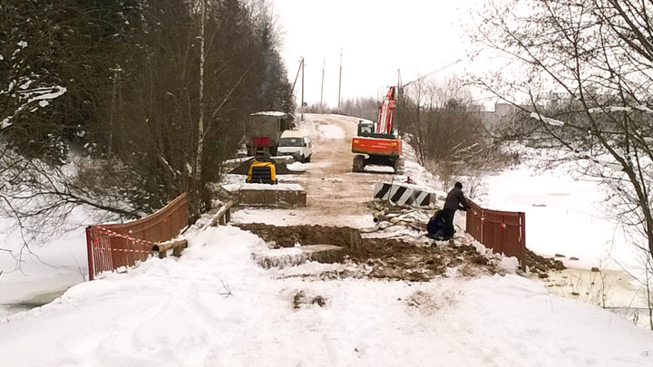 В Перми начали строить мост между микрорайоном Заозерье и деревнями Пермского района