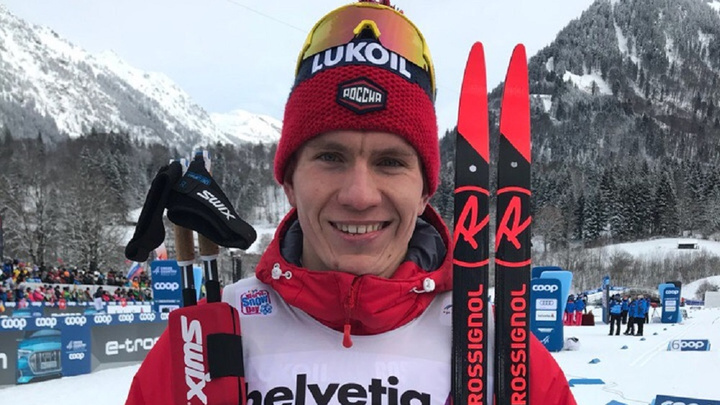 Тюменский лыжник Александр Большунов завоевал бронзовую медаль в гонке преследования в Оберстдорфе