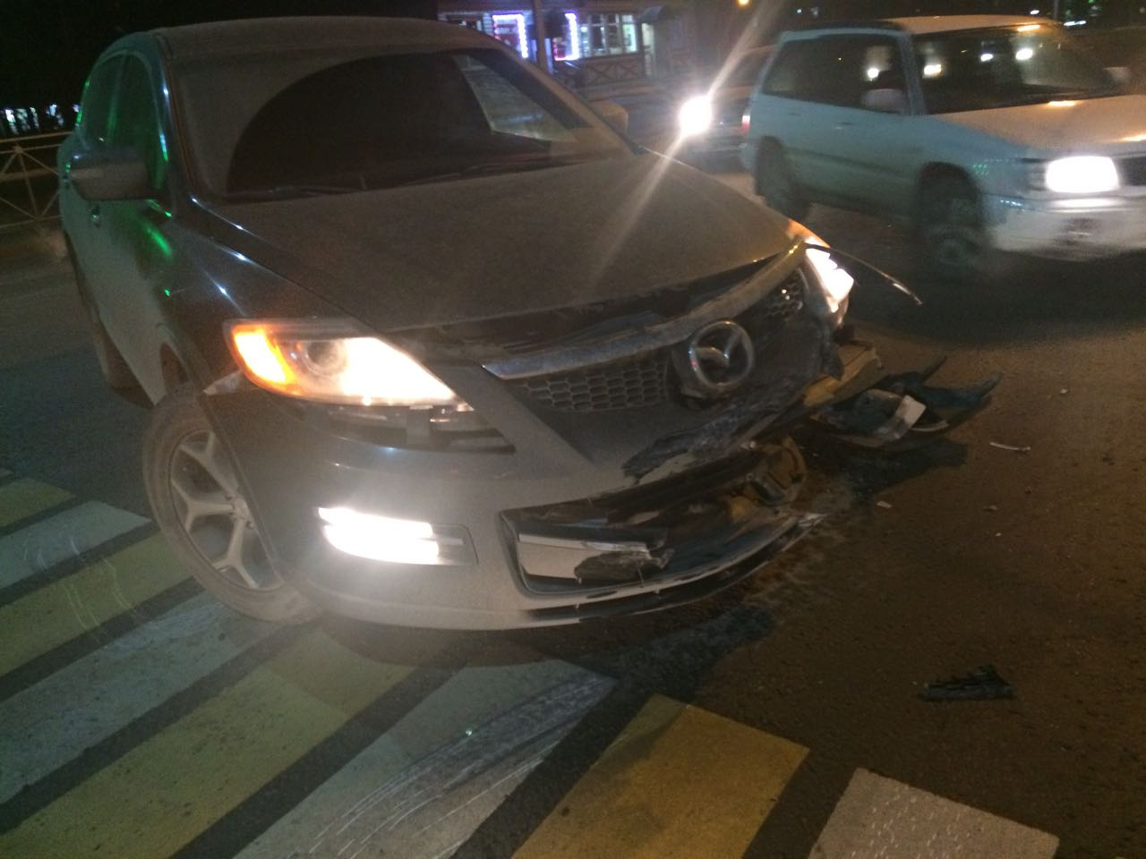 Mazda после аварии