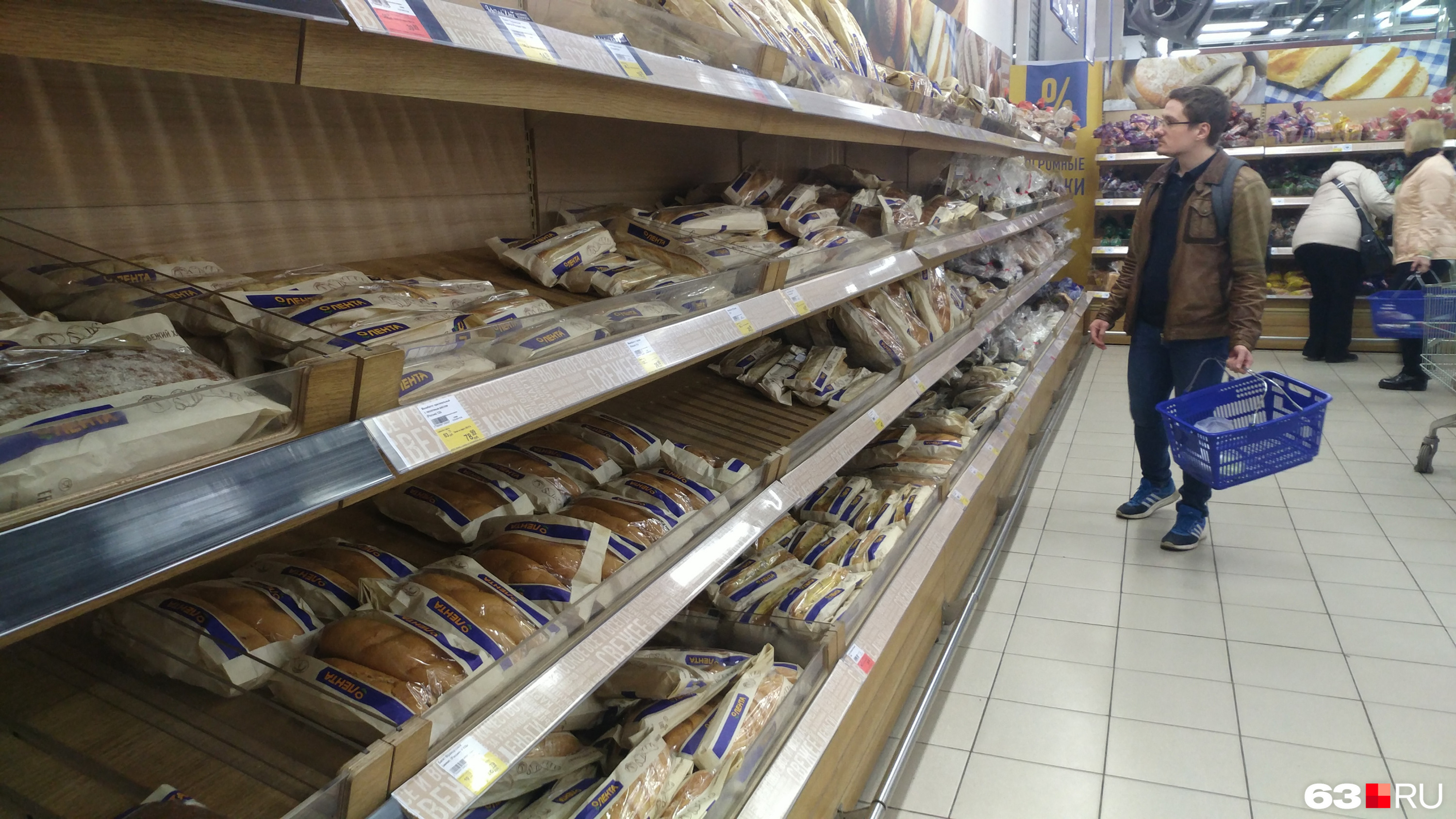 В основном продают белый хлеб В основном продают белый хлеб
