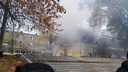 В Самаре на улице Мориса Тореза горела школа