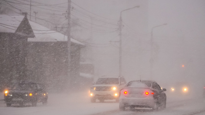 Ураганный ветер принесёт в Красноярск похолодание до –20 градусов